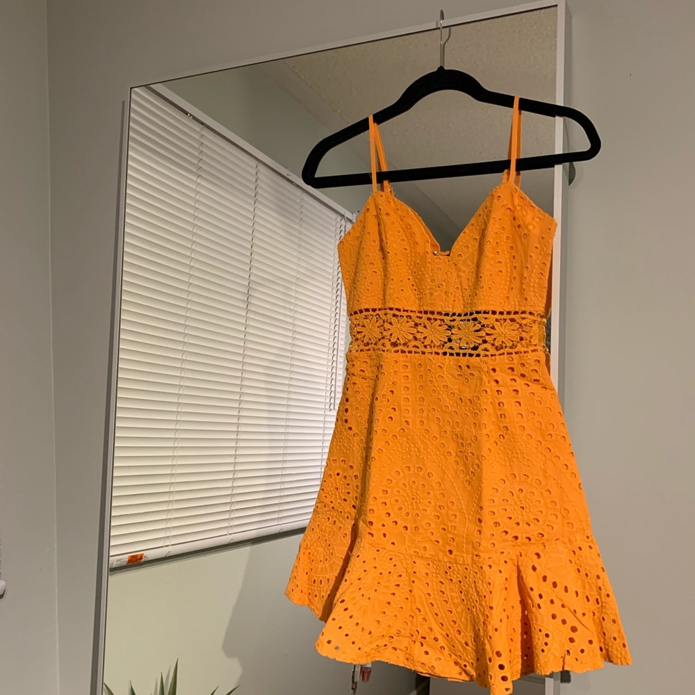 Fashion nova eyelet design summer dress